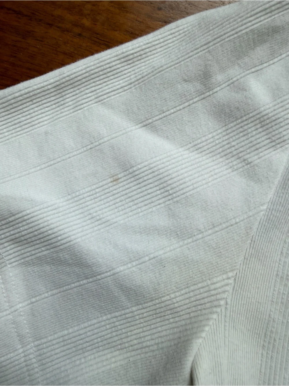 Banana Republic White Short-Sleeve Polo
